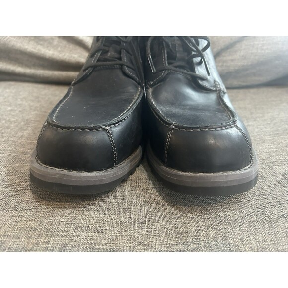 Timberland Grantly Moc Toe Chukka Boots Mens Size 10.5 Leather Black - Picture 5 of 14